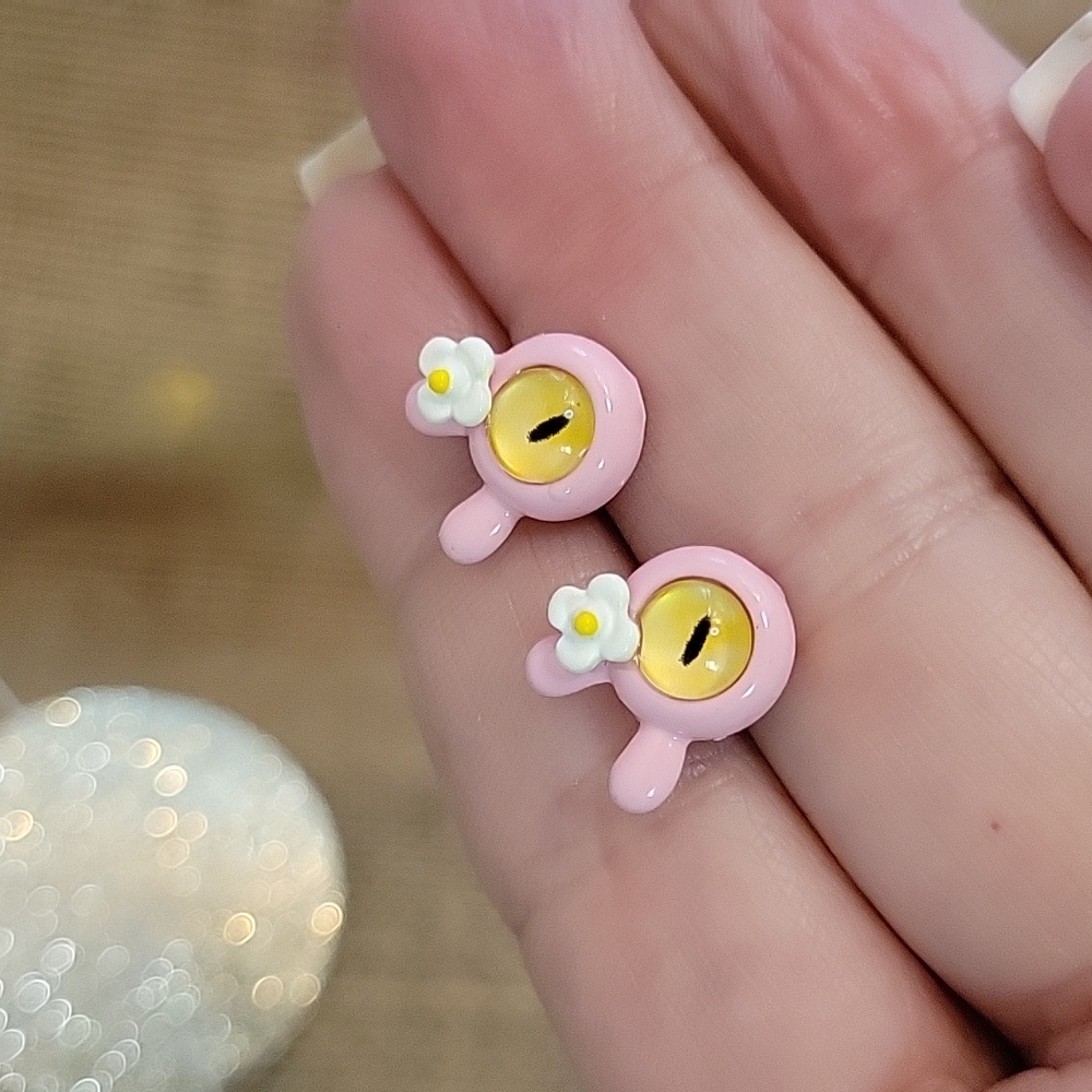 KAWAII MONSTER STUD EARRINGS, 925 posts